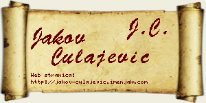 Jakov Čulajević vizit kartica